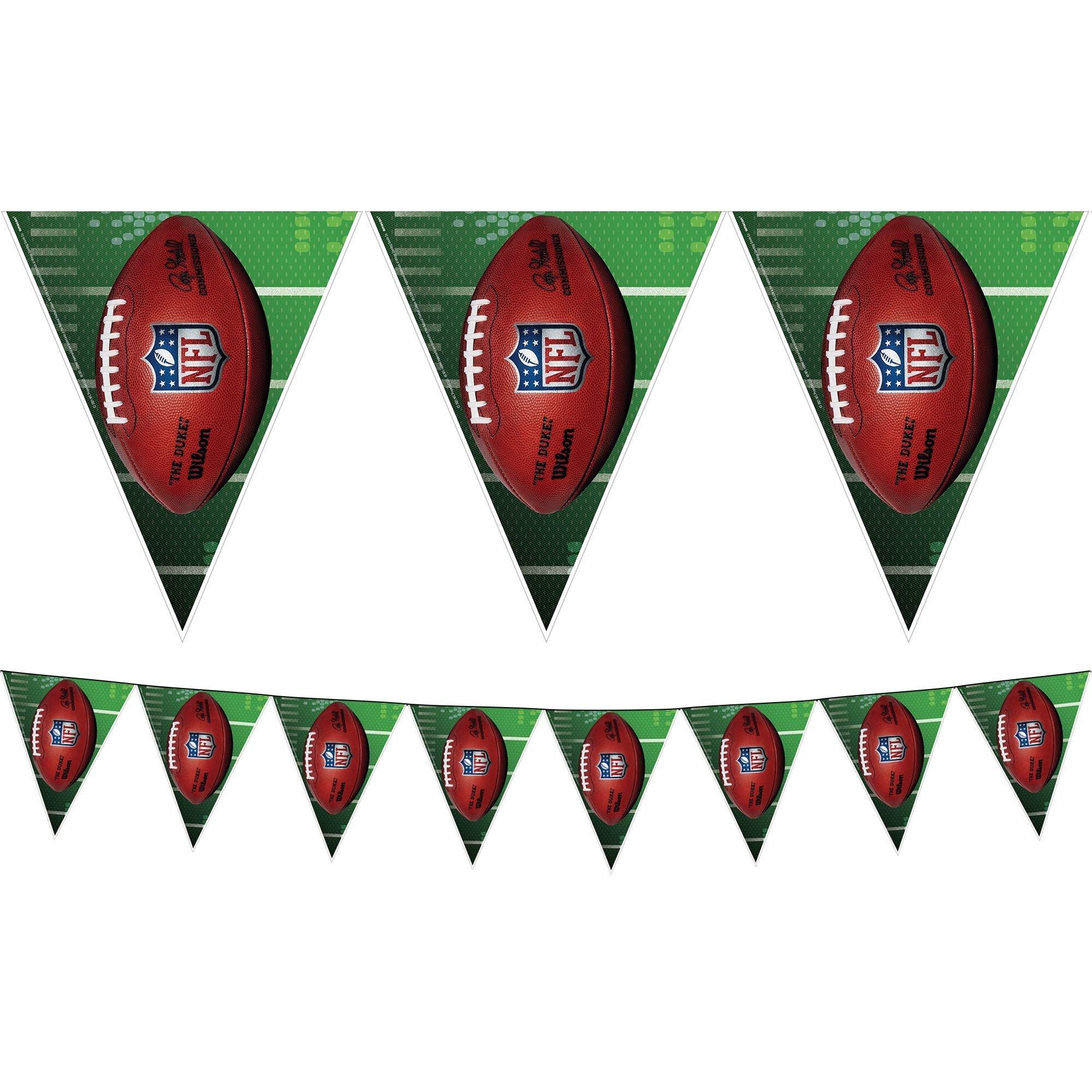 NFL Drive Plastic Pennant Banner, 12ft Party City