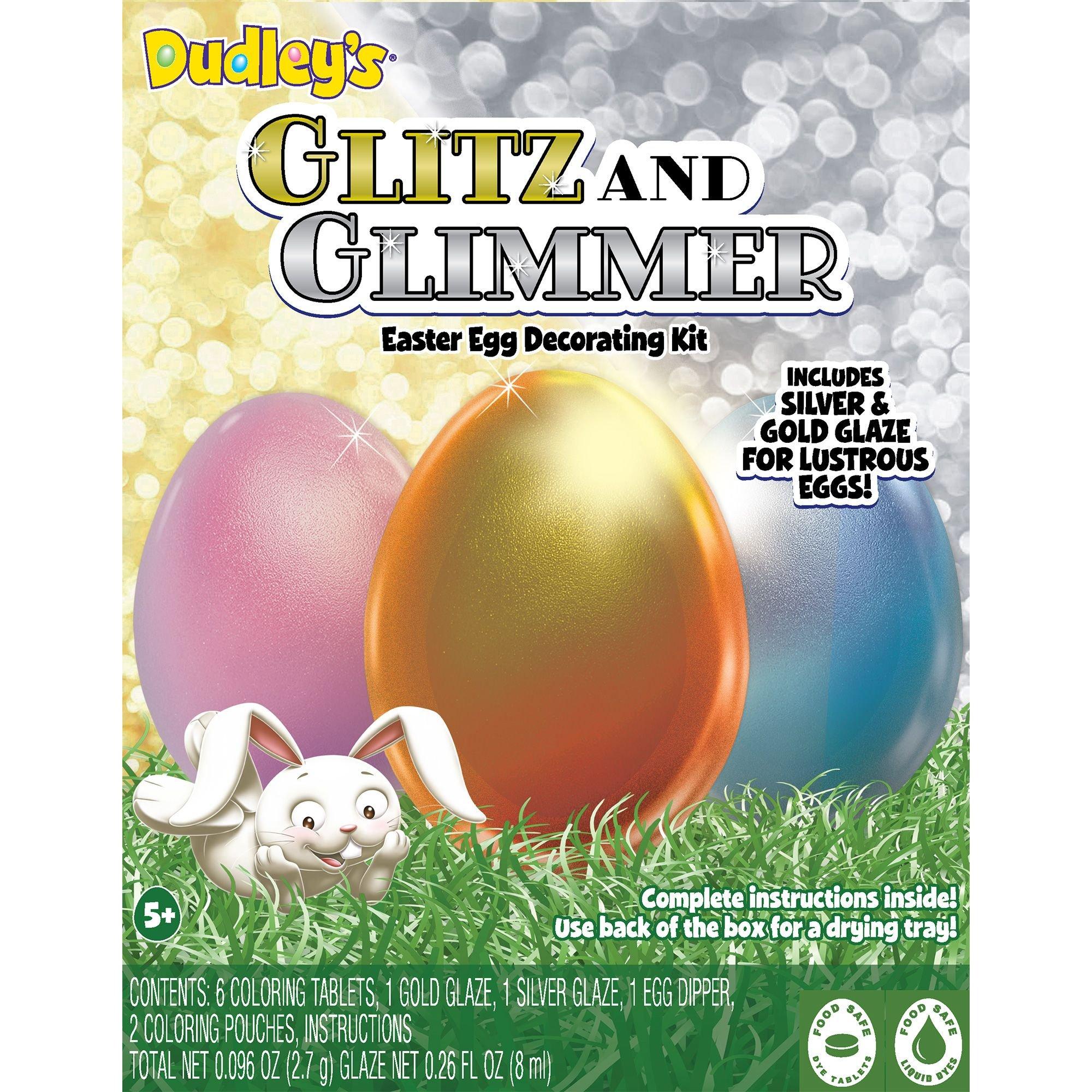 Glitz & Glimmer Easter Egg Decorating Kit 11pc Party City