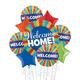Multicolor Welcome Home Deluxe Balloon Bouquet, 9pc