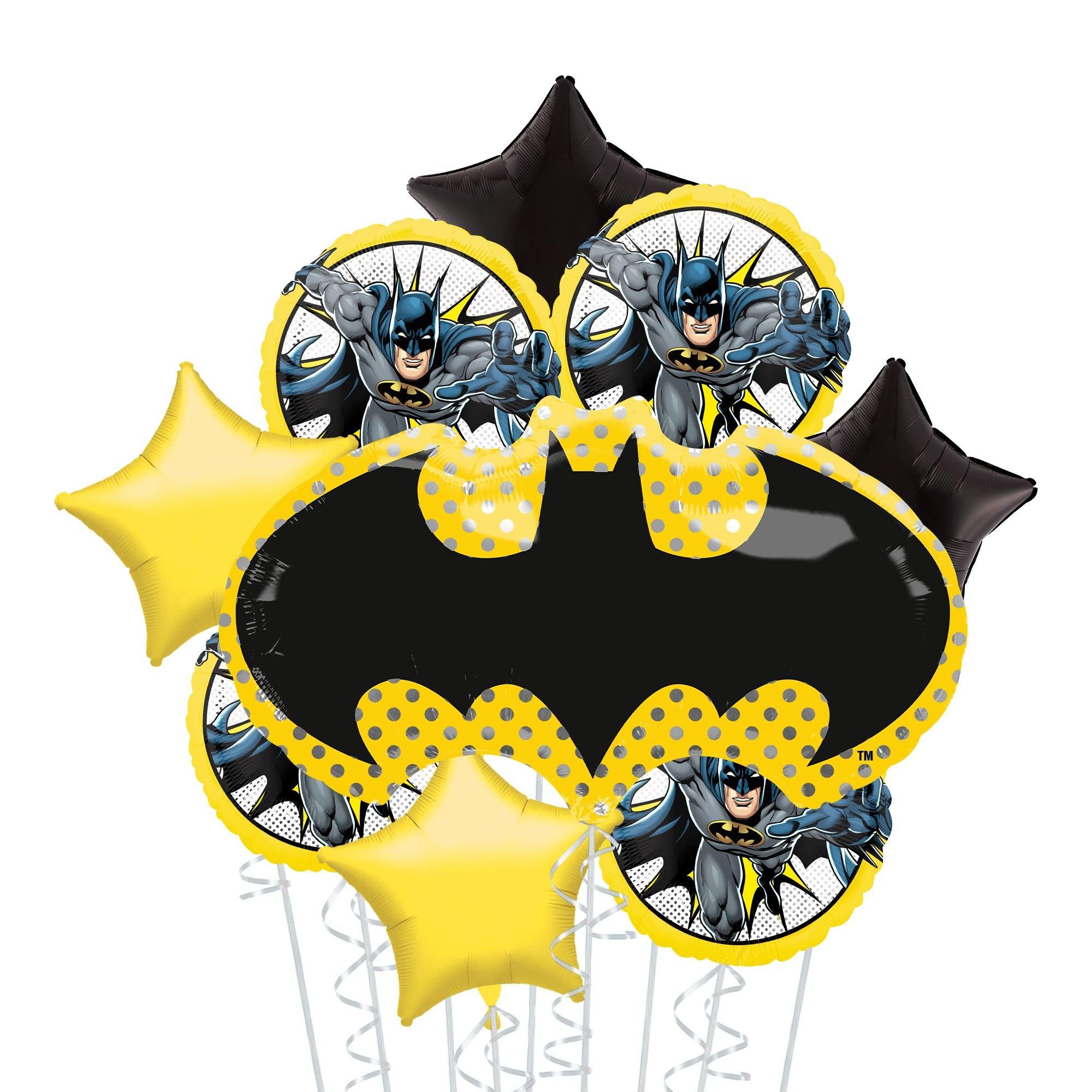 Batman Deluxe Balloon Bouquet, 9pc | Party City