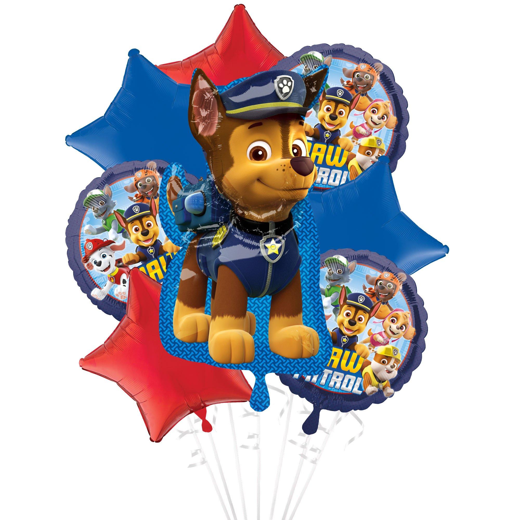 Paw Patrol theme balloon bouquet  Fiesta de la patrulla canina