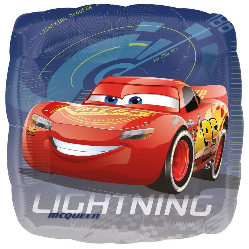 Lightning McQueen Deluxe Balloon Bouquet, 9pc - Disney Cars