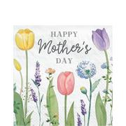 Mother's Day Tulip Lunch Napkins, 6.5in, 16ct