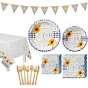 Baby Q Baby Shower Tableware Kit for 8 Guests