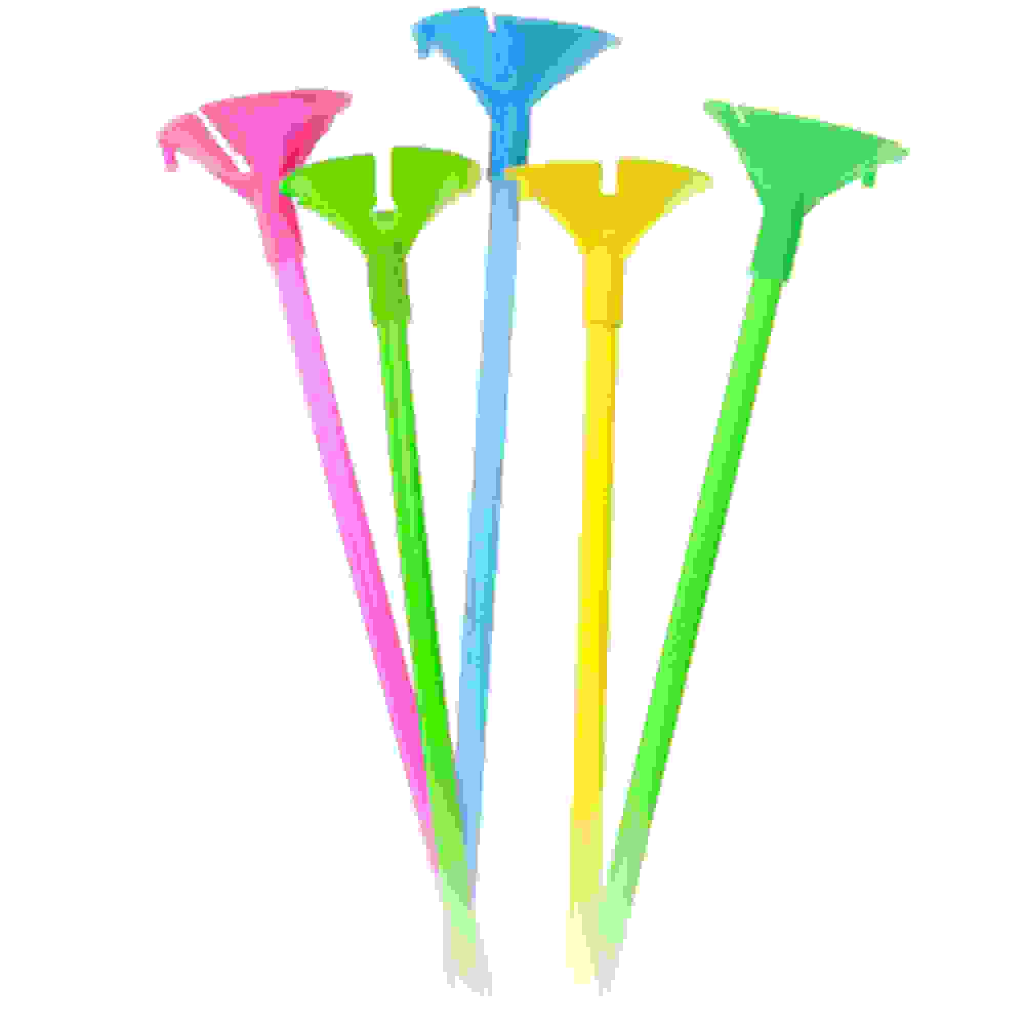 Multicolor Balloon Cups & Sticks, 8ct