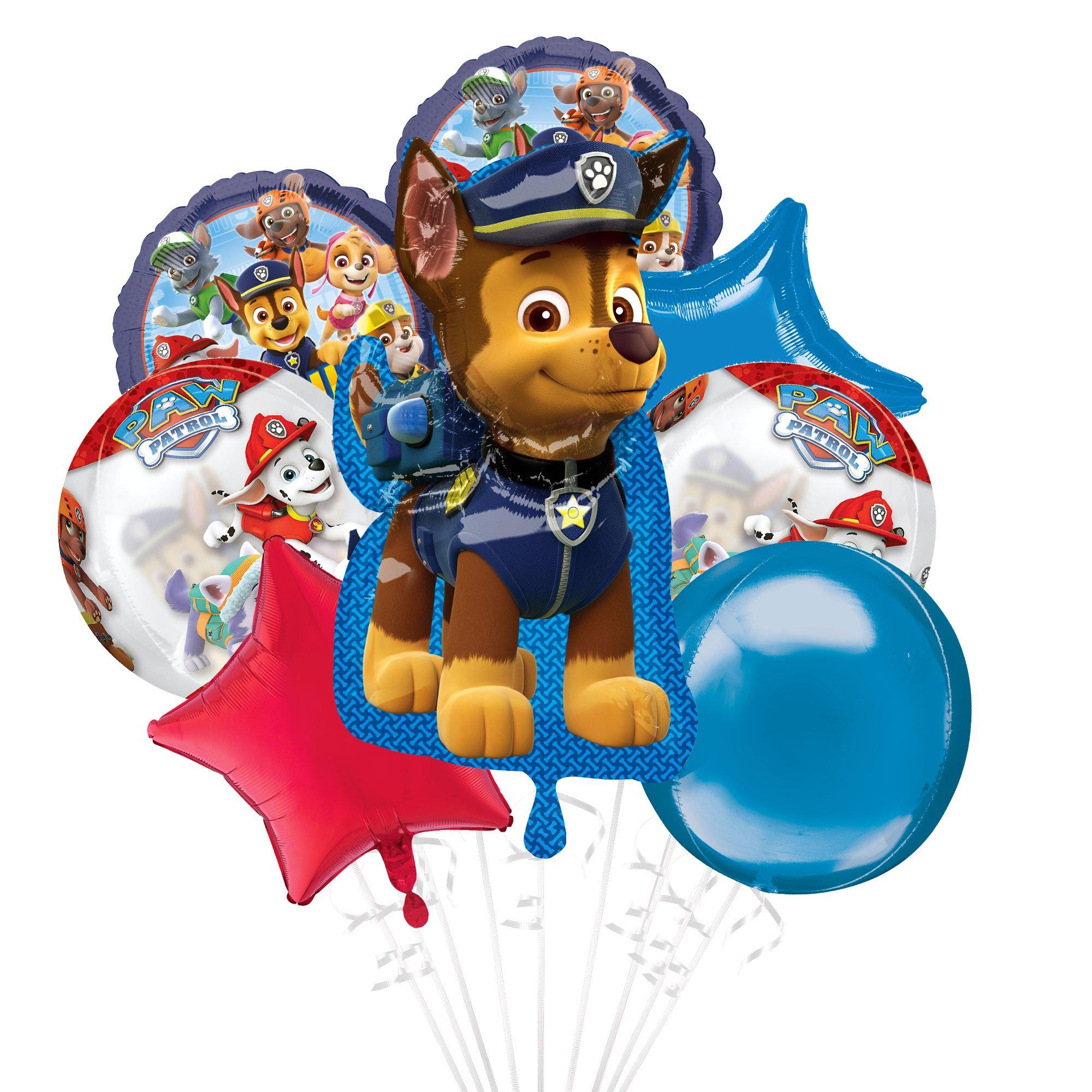 Paw Patrol theme balloon bouquet  Fiesta de la patrulla canina