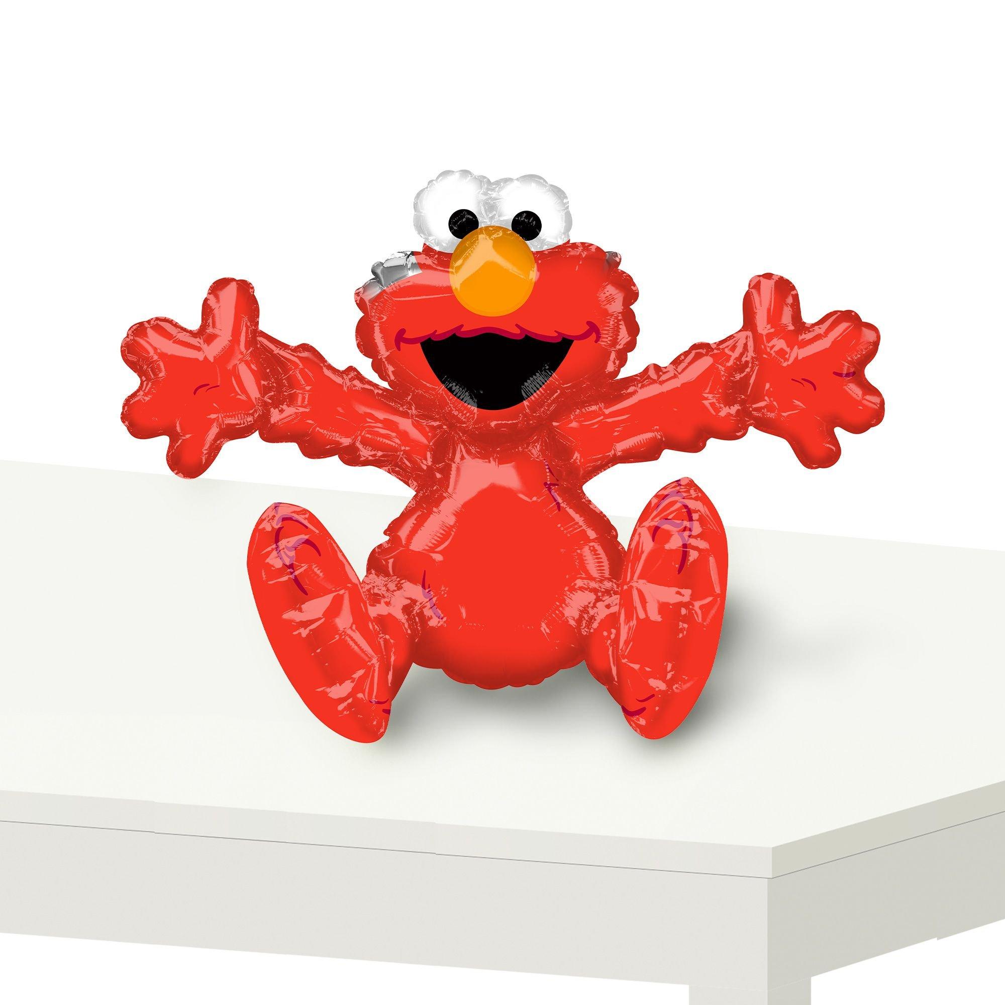 Air-Filled Sitting Elmo Balloon, 26in - Sesame Street