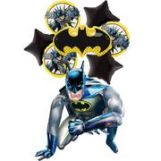 Comic Batman Deluxe Airwalker Balloon Bouquet, 8pc