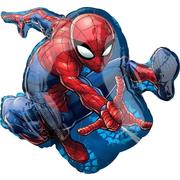 Spider-Man Deluxe Airwalker Balloon Bouquet, 8pc