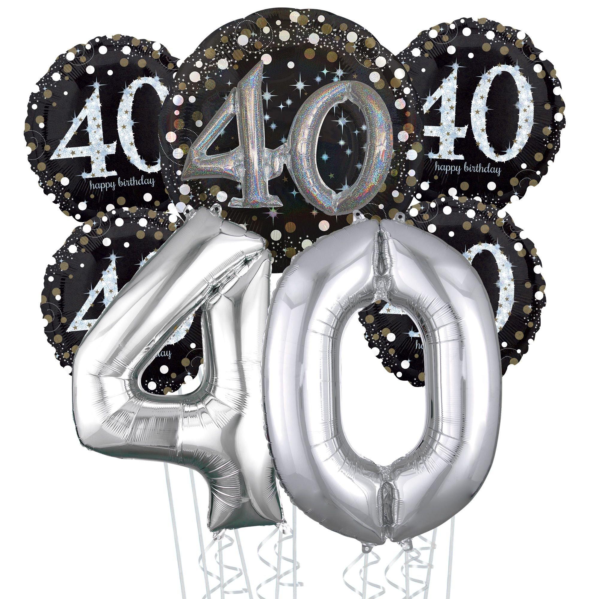 40th Birthday Sparkling Celebration Confetti