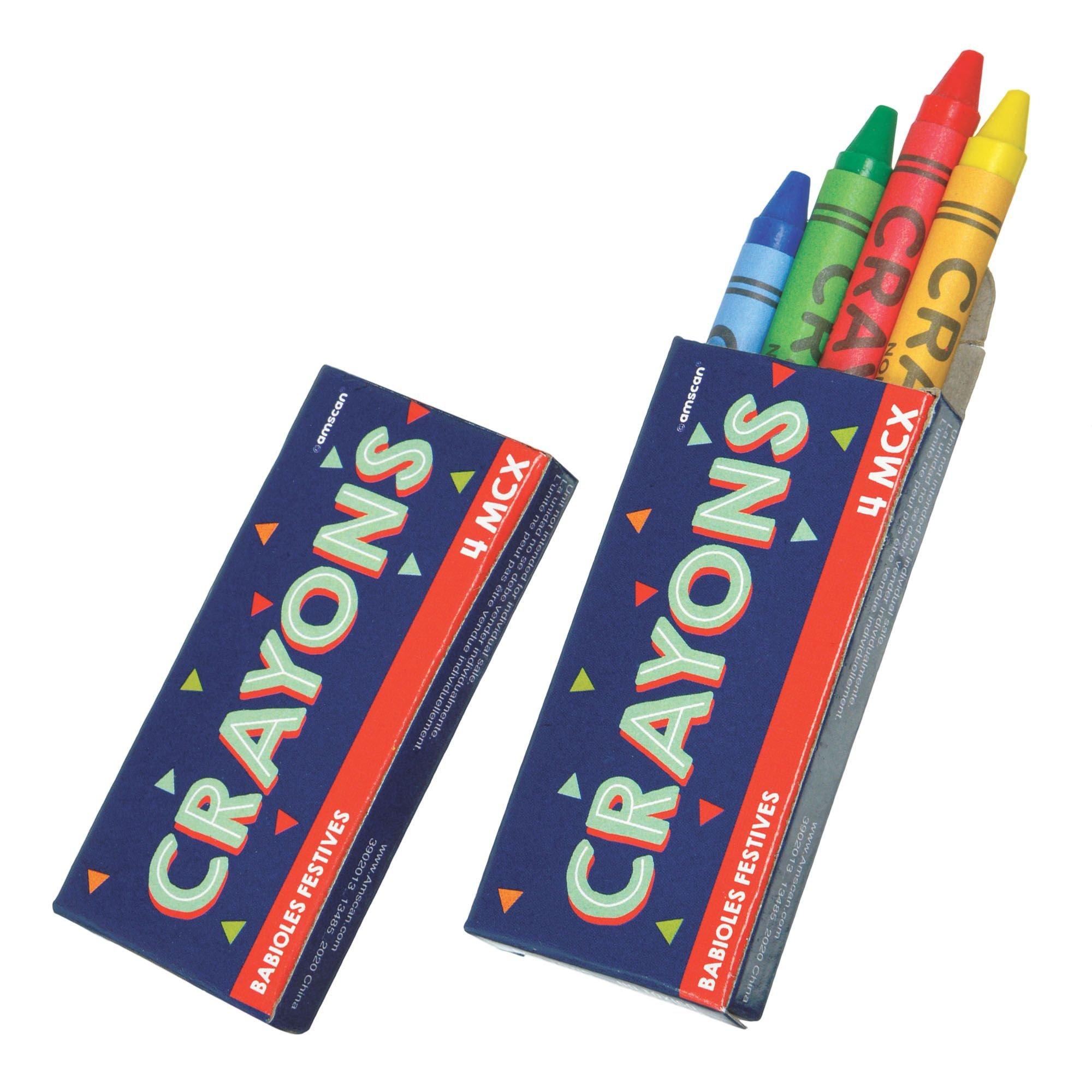 Kids Mini Crayons (Pack of 12), Party Bag Fillers