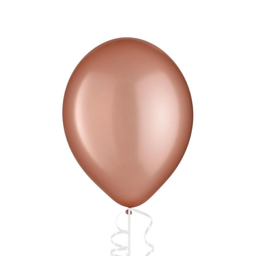 Blush Pink & Rose Gold Birthday Balloon Bouquet, 17pc