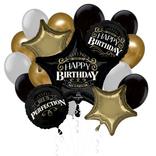 Better with Age Birthday Balloon Bouquet, 17pc