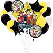 Justice League Balloon Bouquet, 17pc - DC Comics