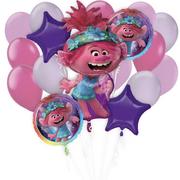Poppy Balloon Bouquet, 17pc - Trolls 2