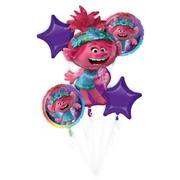 Poppy Balloon Bouquet, 17pc - Trolls 2