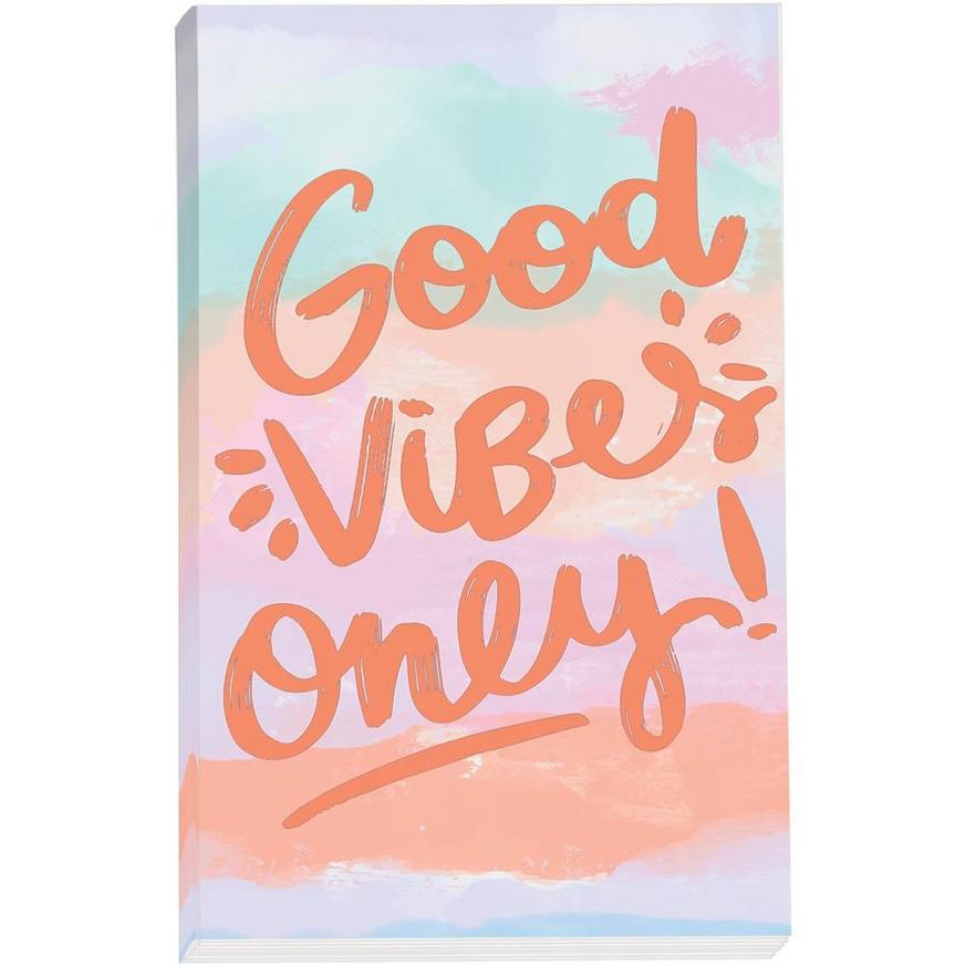 Pastel Good Vibes Only Notebook