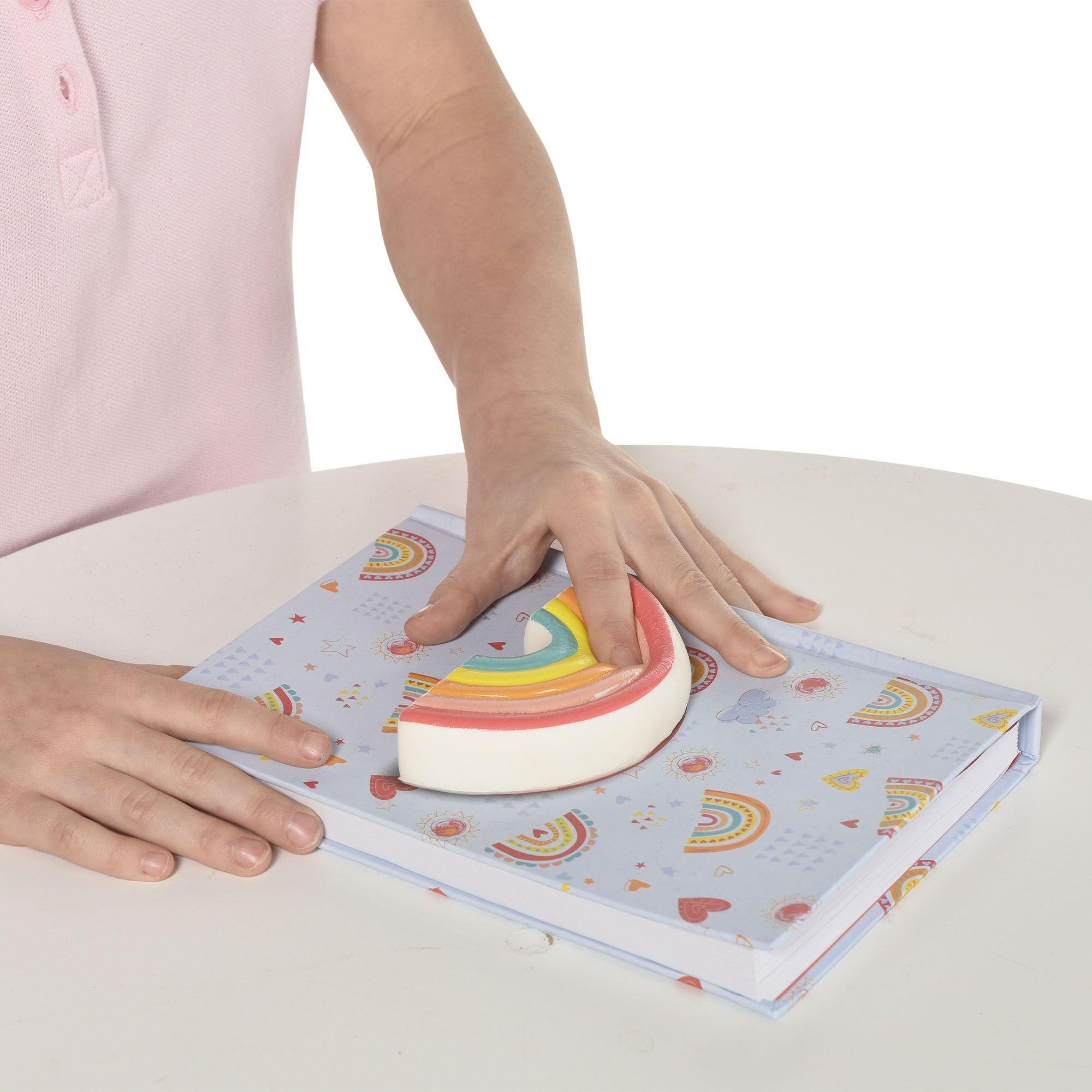 3D Squishy Rainbow Notebook