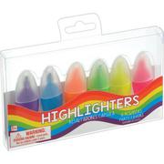 Mini Rainbow Highlighters, 6ct