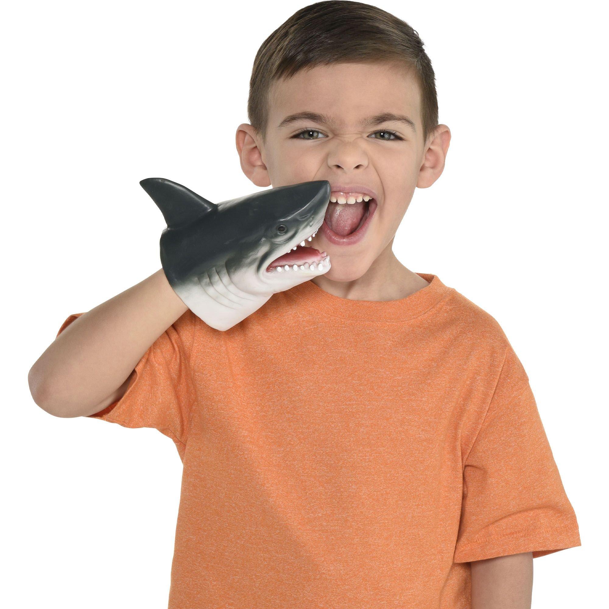 Shark Hand Puppet, 2in x 6in