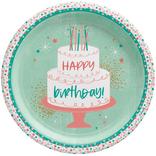 Happy Cake Day Birthday Dinner Plates, 10.5in, 8ct