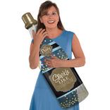 Golden Age Inflatable Champagne Bottle Plastic Prop, 11.5in x 36in