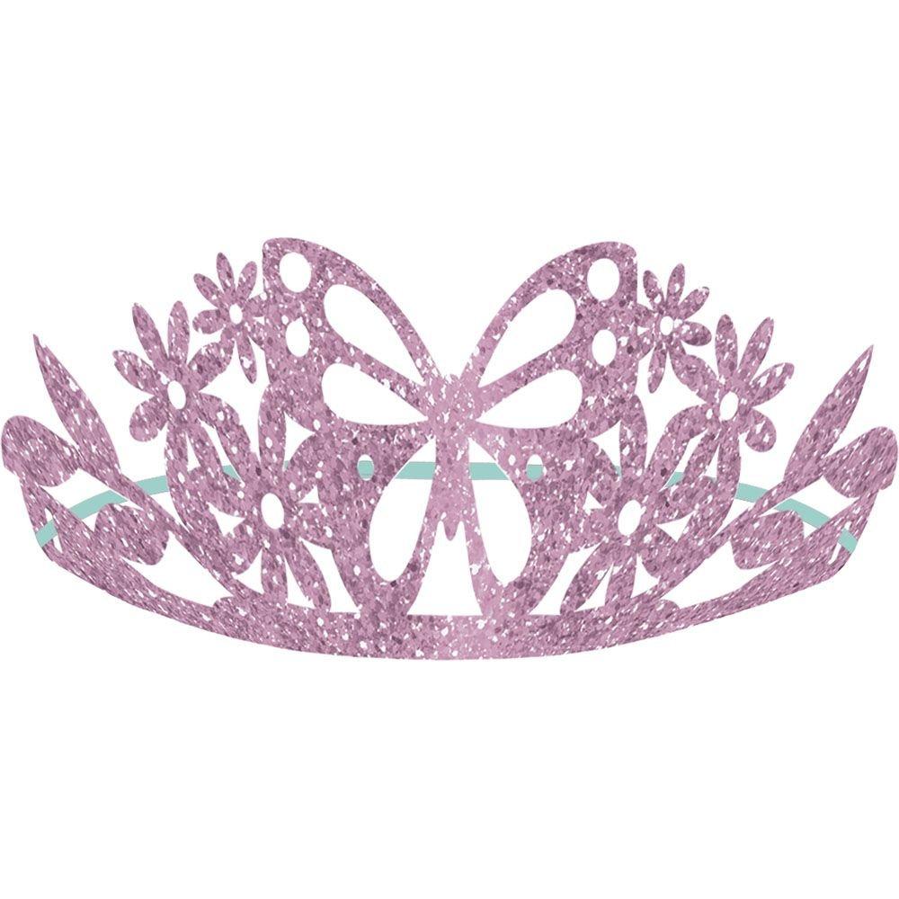 purple princess crown clipart black&white