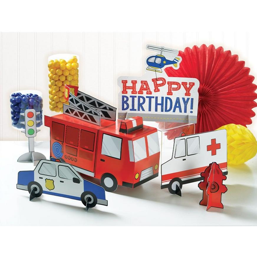 First Responders Table Decorating Kit, 6pc