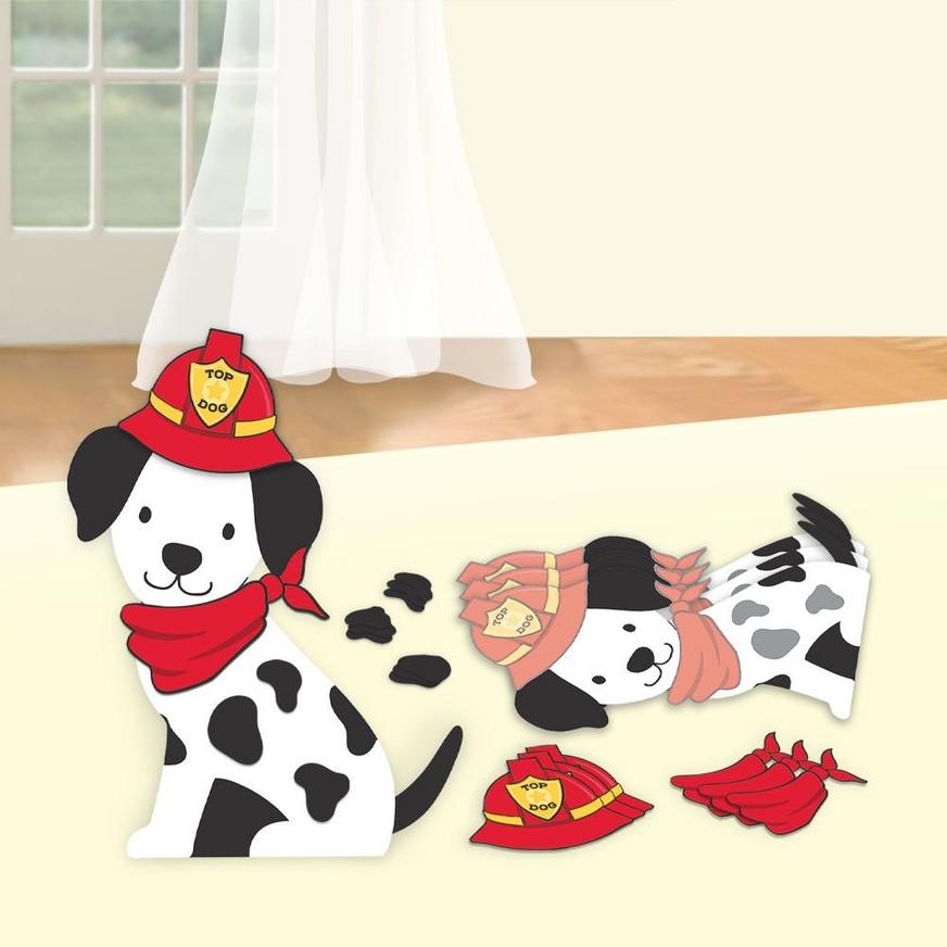 Fire Dog Dalmatian Craft Kit for 4 - First Responders