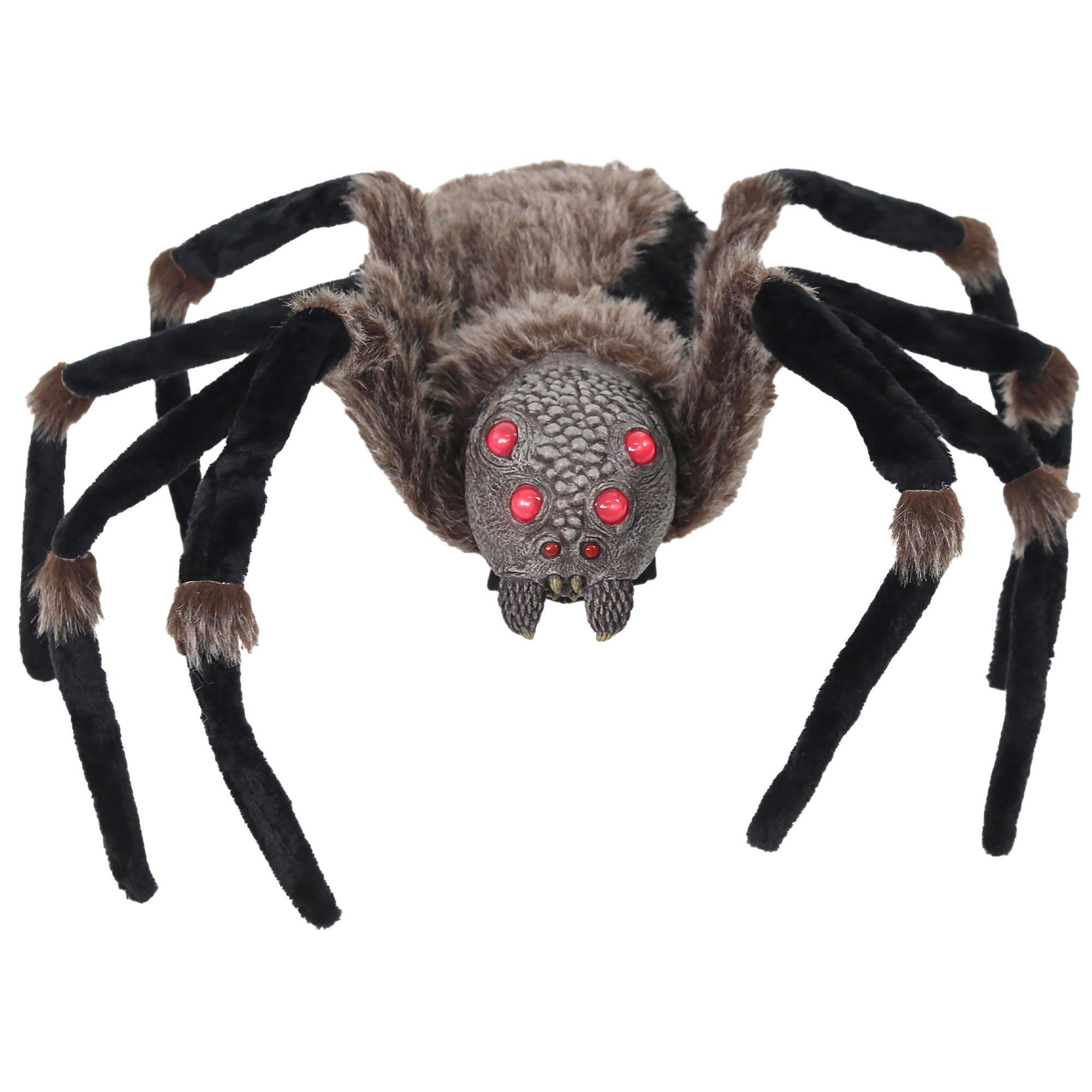 Light-Up Giant Fabric & Plastic Spider, 53in