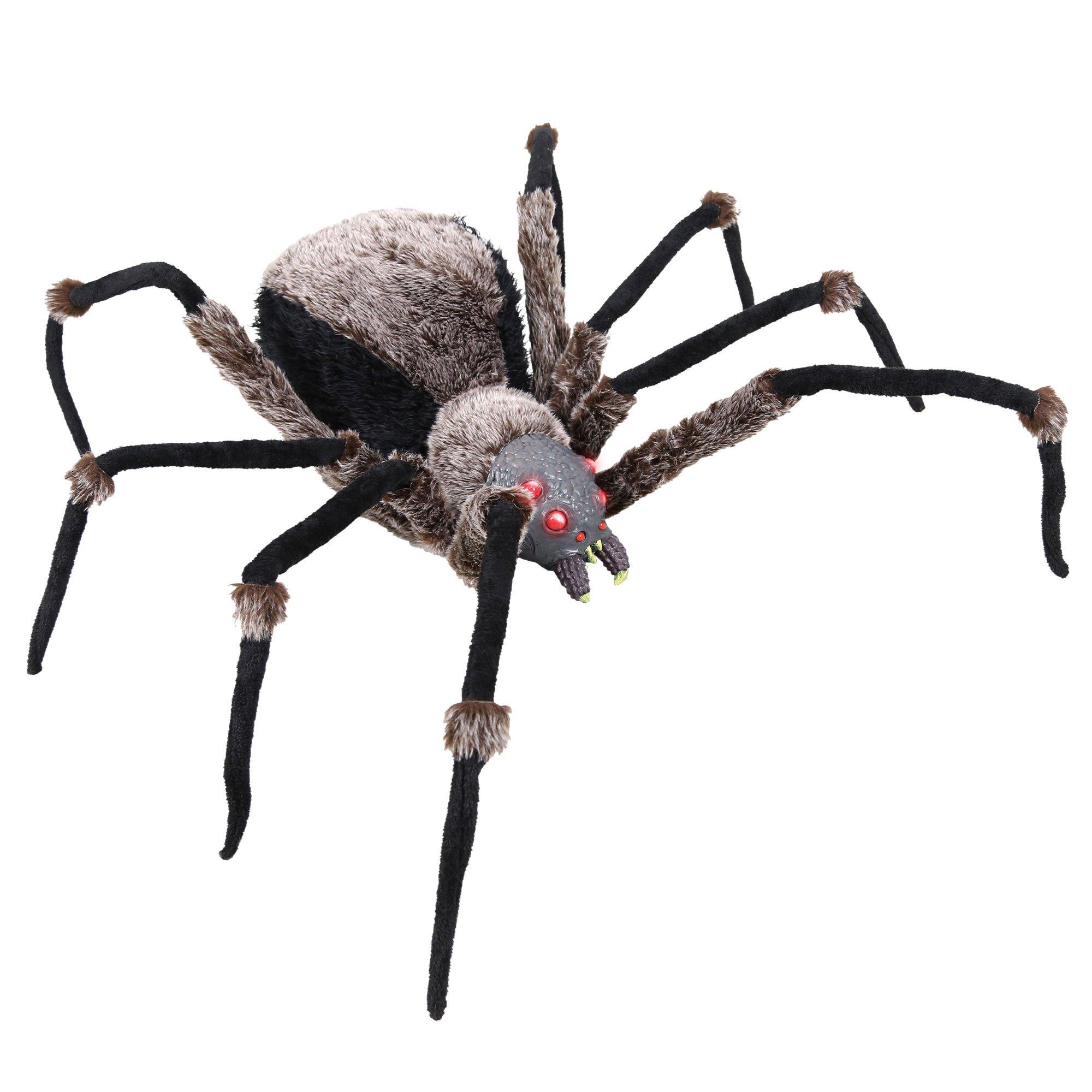 Light-Up Giant Fabric & Plastic Spider, 53in