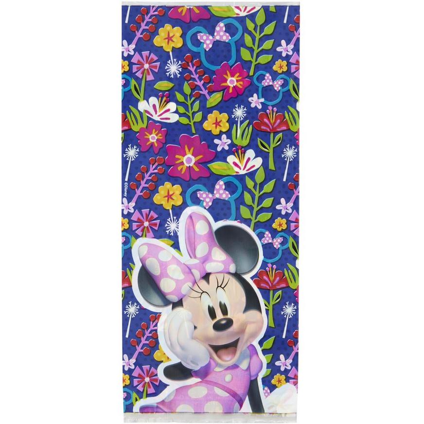 Wilton Minnie Mouse Plastic Treat Bags, 4in x 9.5in, 16ct