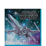 X-Wing Paper Lunch Napkins, 6.5in, 16ct - Star Wars Galaxy of Adventures