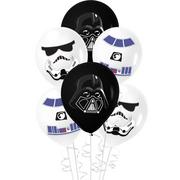 Star Wars Galaxy of Adventures Latex Balloon Decorating Kit, 12in, 6ct