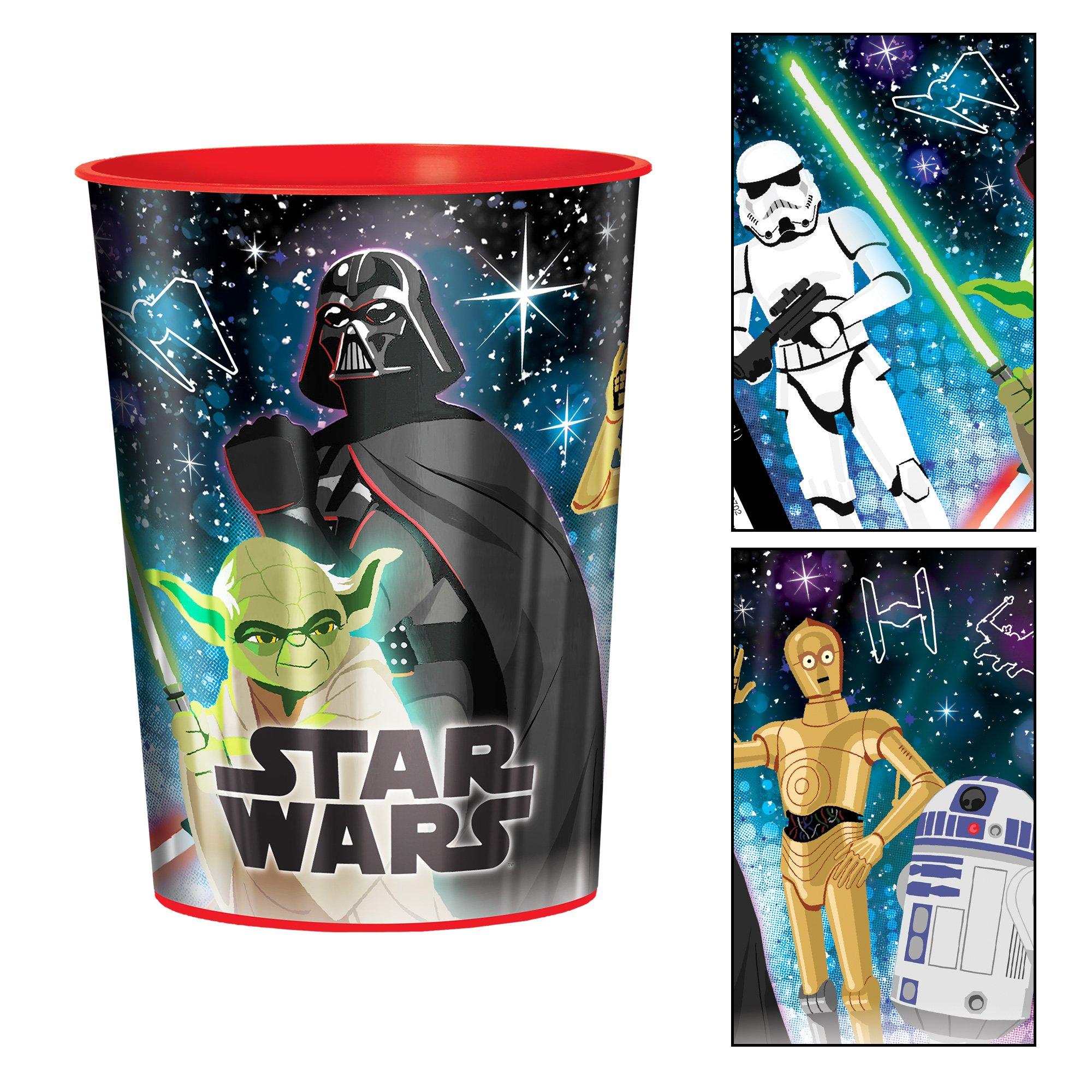 Metallic Star Wars Galaxy of Adventures Plastic Favor Cup, 16oz