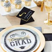 Achievement is Key Graduation Paper Lunch Plates, 8.5in, 50ct