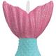 Glitter Shimmering Mermaids Wax Birthday Candle