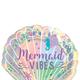 Iridescent Mermaid Wishes Shell-Shaped Paper Dessert Plates, 7.5in, 8ct