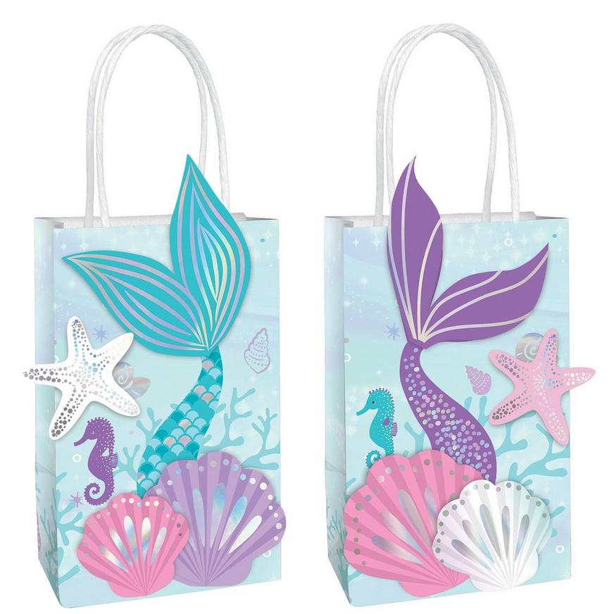 Mermaid favor bags Mermaid party bags set Mermaid party favors bags Mermaid party bags Mermaid gift bags for party Mermaid party