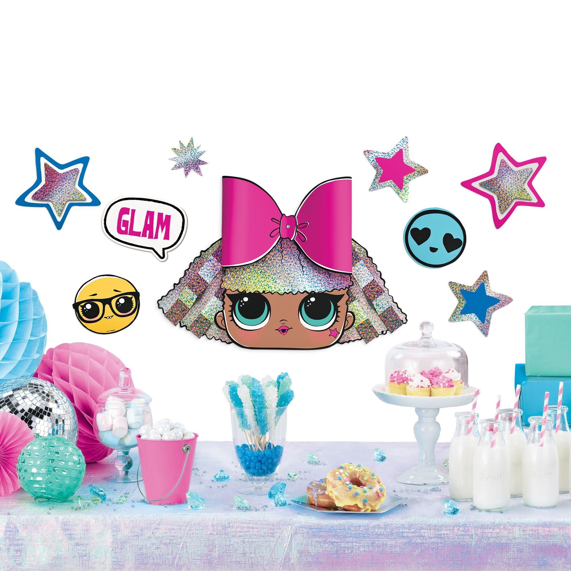Glitter Diva Wall Decorating Kit, 9pc - L.O.L. Surprise! Together 4-Eva