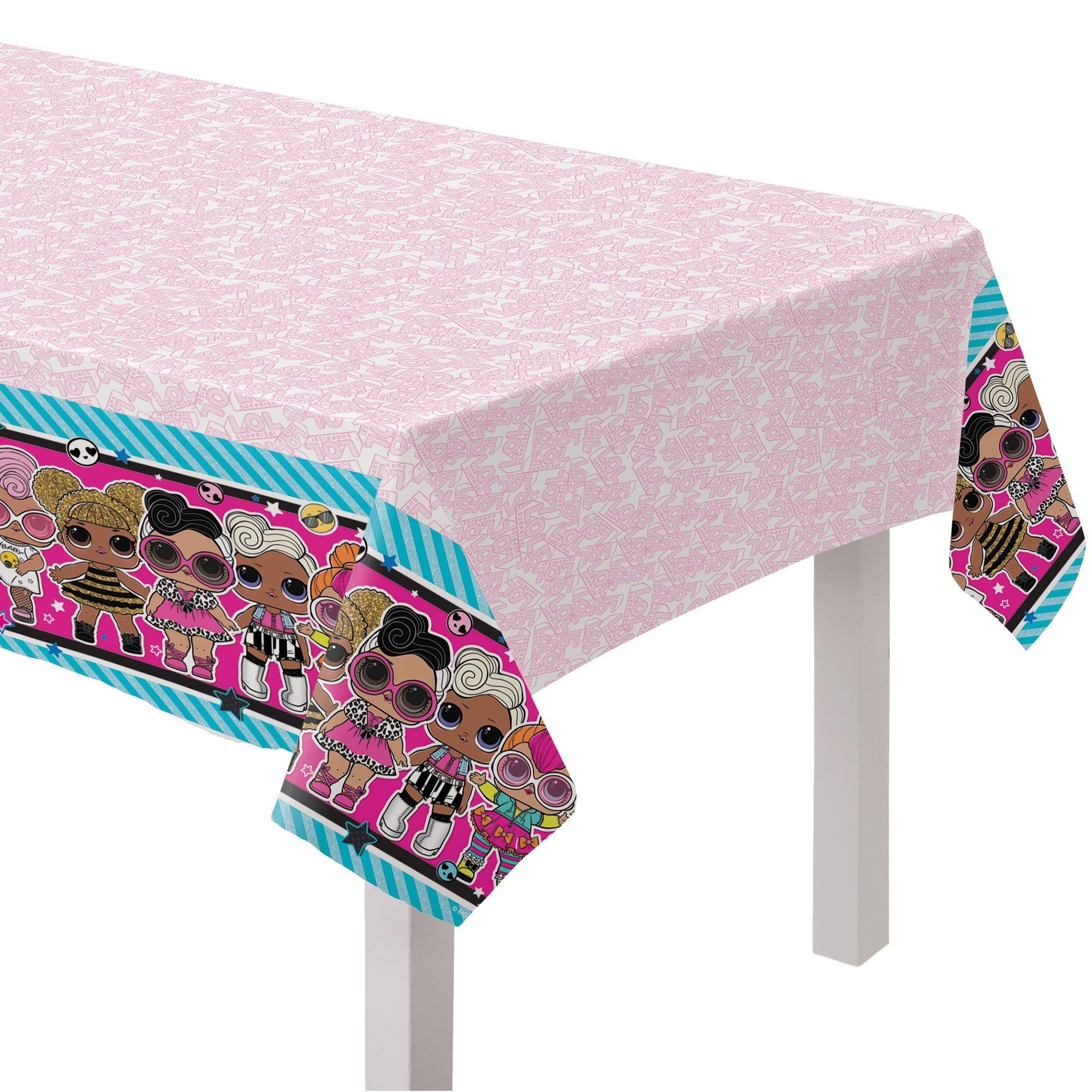 L.O.L. Surprise! Together 4-Eva Plastic Table Cover, 54in x 96in