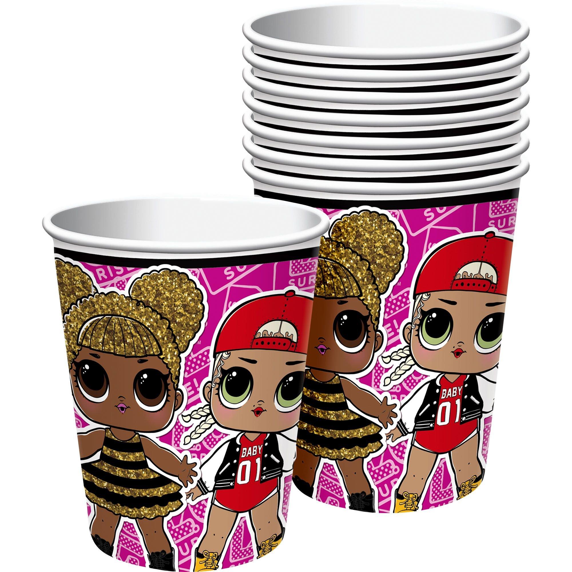 L.O.L. Surprise! Together 4-Eva Paper Cups, 9oz, 8ct