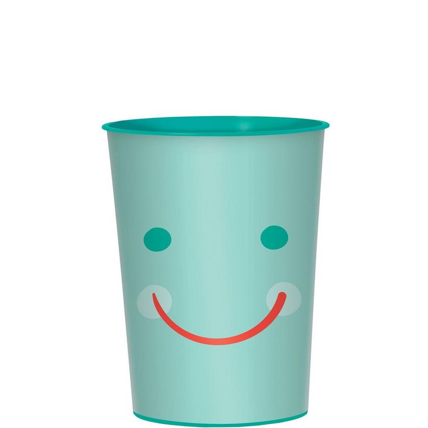 All Smiles Smiley Face Plastic Favor Cup, 16oz