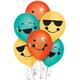 6ct, 12in, All Smiles Smiley Face Latex Balloons