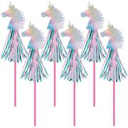 Iridescent Enchanted Unicorn Wands, 17in, 6ct