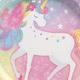 Enchanted Unicorn Round Paper Lunch Plates, 9in, 8ct