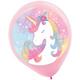 5ct, 12in, Enchanted Unicorn Latex Balloons