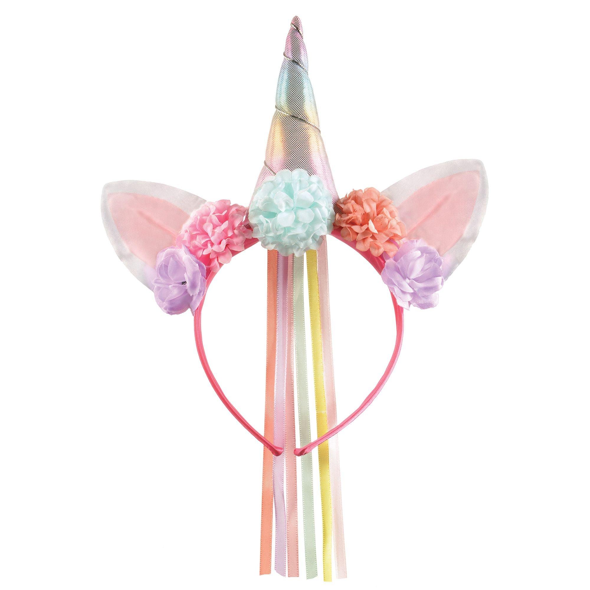 Unicorn Party Supplies - Bonus Unicorn Headband Birthday Sash and