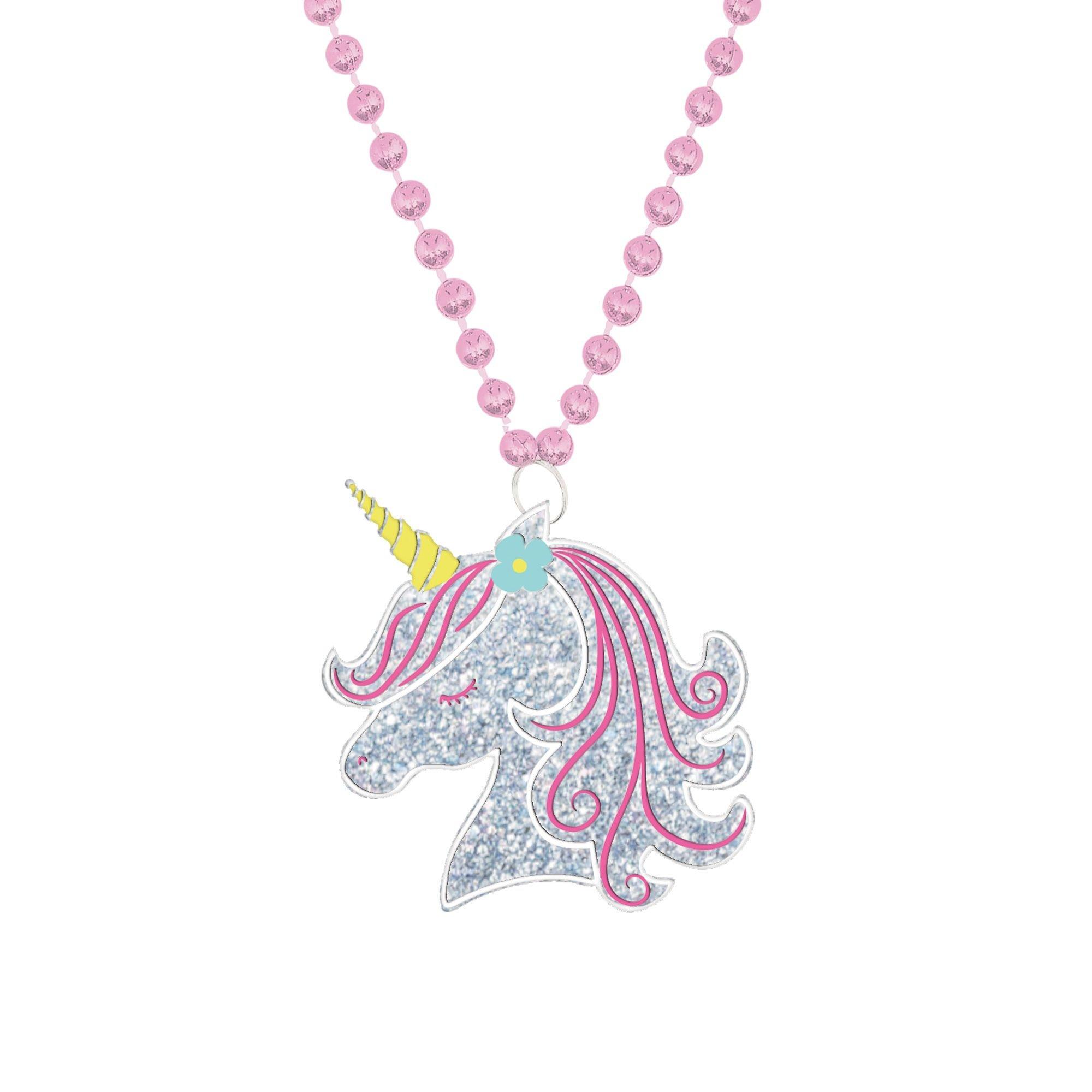 Fashion Color Crystal Unicorn Necklace Cute Children Cartoon Unicorn Jewelry  for Women Necklace for Women Valentines