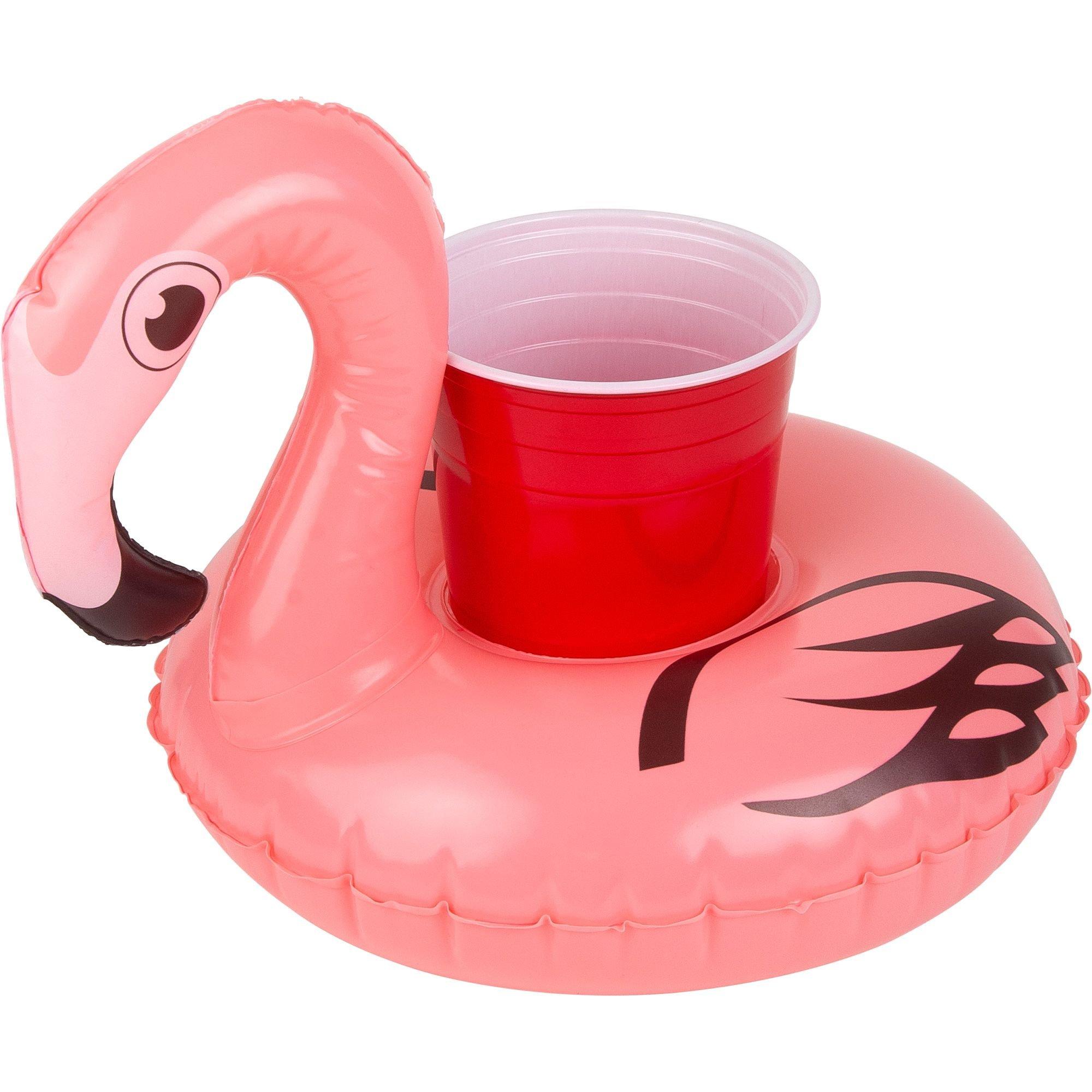 Pmu Inflatable Pool Float Drink Holder Flamingo Cup Coaster Summer Pool  Party Supplies Pkg/1